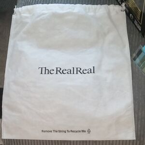 White Drawstring Bag